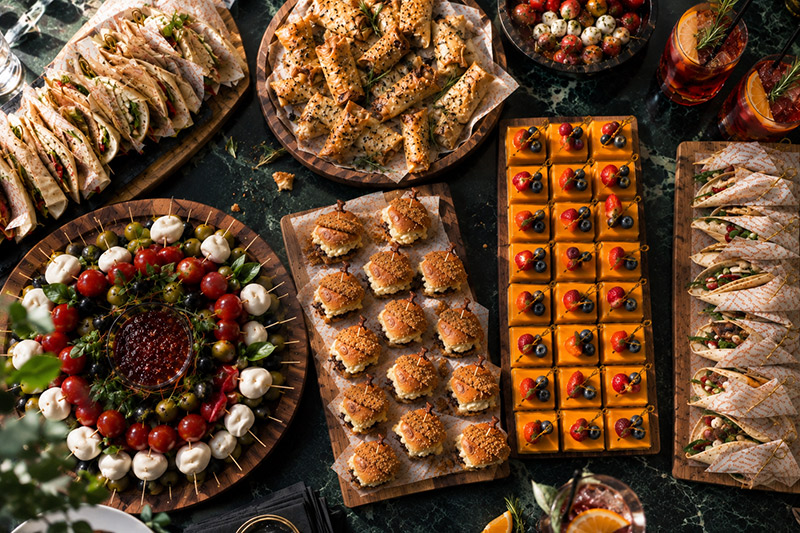 Cowboys Grill catering platters