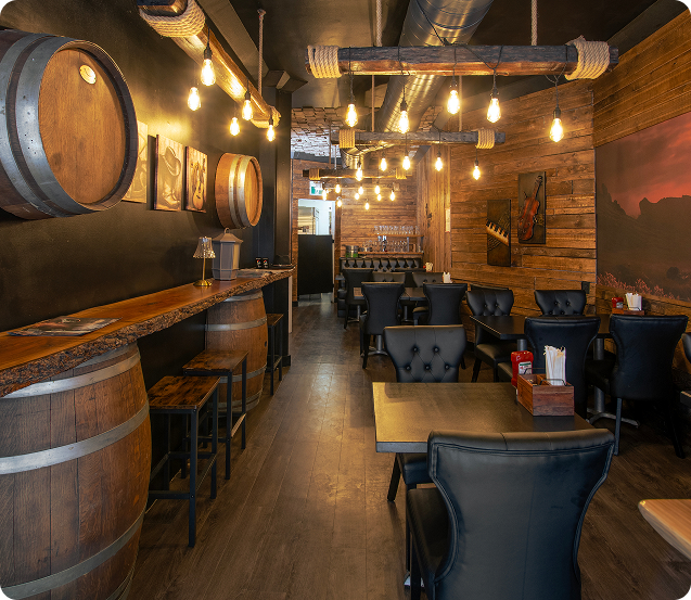 Private event space at Cowboys Grill